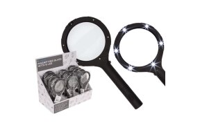 MAGNIFYING GLASS WITH 6 LED